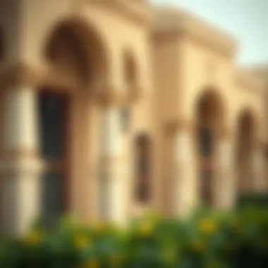 Architectural Details of Al Ghadeer Properties Architectural details highlighting the unique style of Al Ghadeer properties