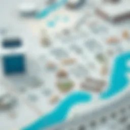 Detailed map of Al Rigga showcasing key landmarks and locations