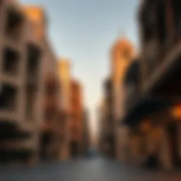 Traditional architecture of Al Seef showcasing cultural heritage