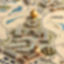 Detailed map layout of Arabian Ranches 2