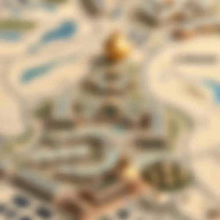 Detailed map layout of Arabian Ranches 2