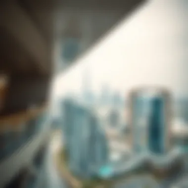 Modern Architecture of the UAE A skyline view of the UAE showcasing its modern architecture