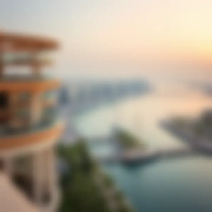 Panoramic view of Azizi Venice in Dubai