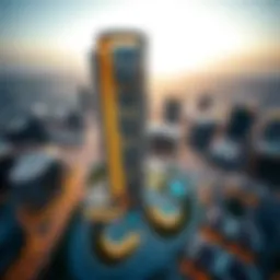 Stunning aerial view of Binary by Omniyat