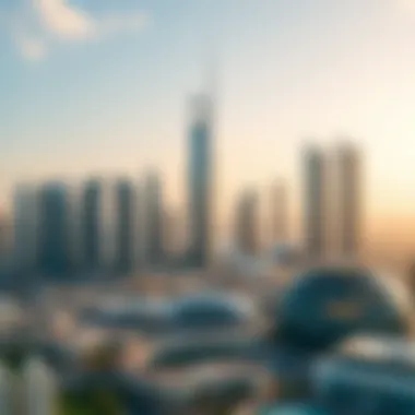 Dubai Skyline Featuring Binary by Omniyat Surrounding area showcasing Dubai's skyline