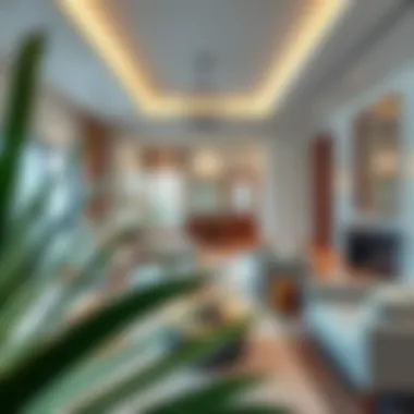 Interior Design Aesthetics of Bloom Villas Spacious interior layout of a Bloom Villa highlighting design aesthetics