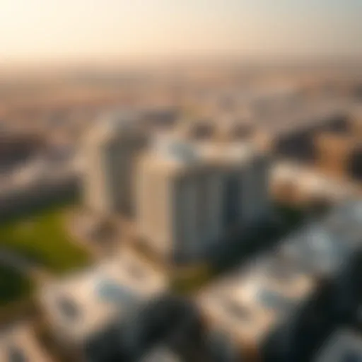 Aerial View of Centrepoint Al Zahia Aerial view of Centrepoint Al Zahia showcasing its architectural design.