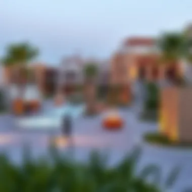 Community Amenities and Features in Arjan Conceptual layout of community amenities and features in Arjan