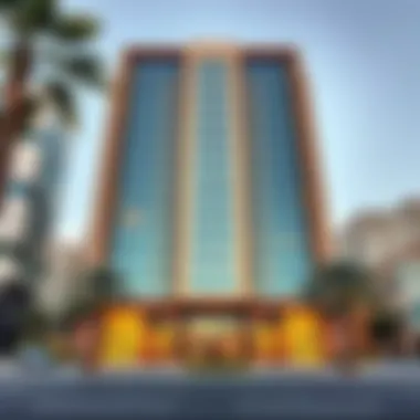 Exterior Architecture of Al Safeena Building Stunning exterior view of Al Safeena Building in Oud Metha