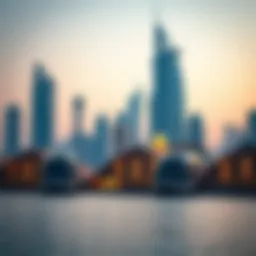 Dubai skyline showcasing luxury properties