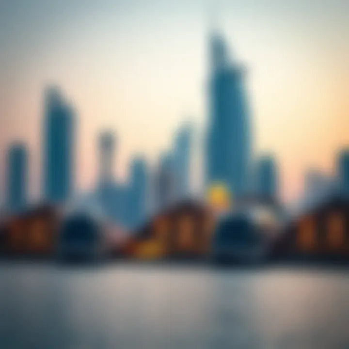 Dubai skyline showcasing luxury properties