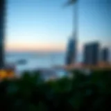 Stunning waterfront view of Cove at Dubai Creek Harbour