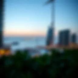 Stunning waterfront view of Cove at Dubai Creek Harbour