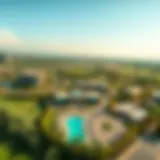 Aerial view of Damac Hills II showcasing its lush landscape and modern architecture