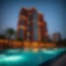 Stunning architectural facade of Damac Park Towers