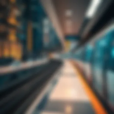 Dubai Metro Lines Overview Map of Dubai Metro lines illustrating urban connectivity