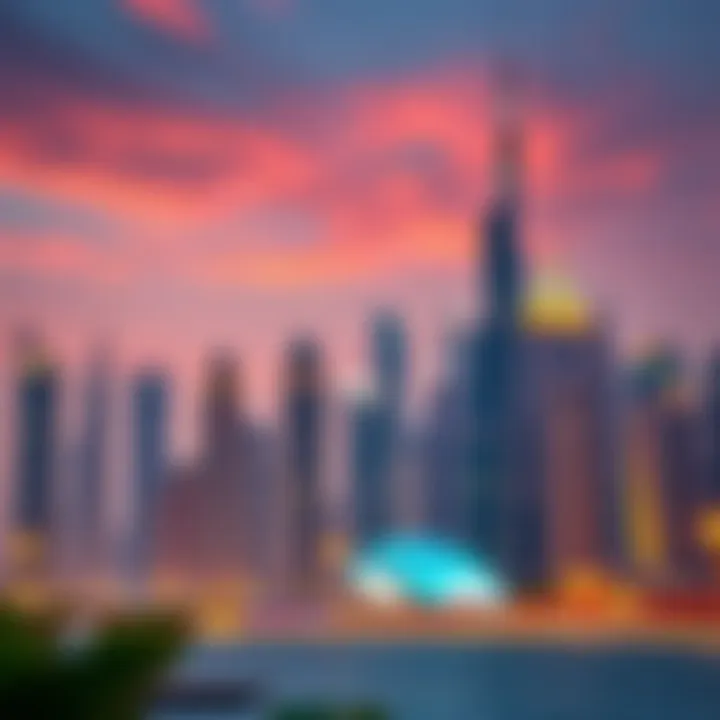 Dubai skyline highlighting real estate developments