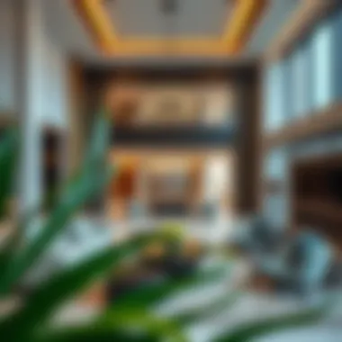 Luxurious Interior of Eagle Hills Property Interior of a luxurious Eagle Hills property