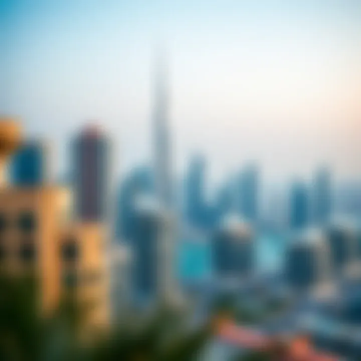A stunning skyline of Dubai showcasing luxury real estate