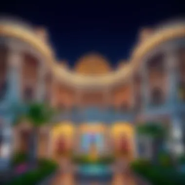 Architectural Marvel of Eden Fort An upscale view of Eden Fort Real Estate showcasing its architectural design