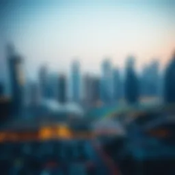 Stunning skyline of Dubai showcasing luxury skyscrapers