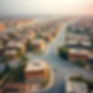 Aerial View of Al Badaa Aerial view of Al Badaa showcasing residential properties