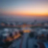 Aerial view of Al Furjan showcasing its modern architecture