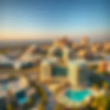 Aerial View of المشير اتحاد مول Aerial view of المشير اتحاد مول showcasing its modern architecture
