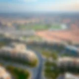 Aerial View of Al Nahda 1 Aerial view of Al Nahda 1 showcasing residential buildings and parks