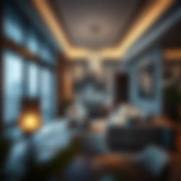 Modern Apartment Interior in Al Nahda 1 A modern apartment interior in Al Nahda 1 highlighting contemporary design