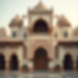 Stunning view of traditional Arabian architecture showcasing intricate designs.