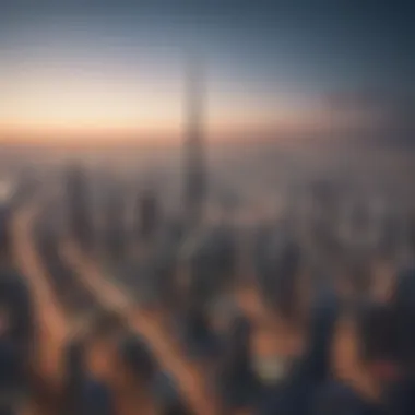 Marvelous Dubai Skyline with Iconic Towers Stunning view of Dubai's skyline featuring modern towers
