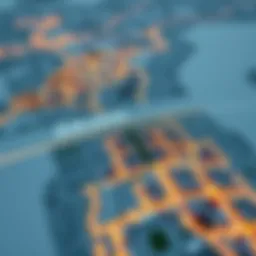 Detailed view of Arjan district layout