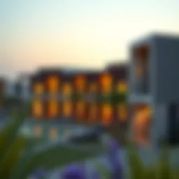 Stunning view of Azizi Creek Views showcasing modern architecture