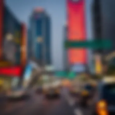 Efficient transportation links surrounding Mall of the Emirates