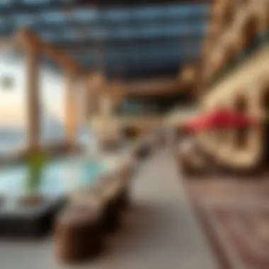 Leisure and Lifestyle at Caesars Dubai Panoramic view of the amenities at Caesars Dubai, emphasizing leisure and lifestyle