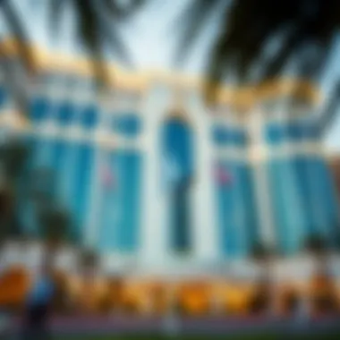 Architectural Excellence of Caesars Dubai Stunning facade of Caesars Dubai showcasing its architectural excellence