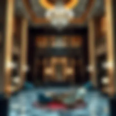 Elegance in the Lobby of Caesars Dubai Luxurious interior lobby of Caesars Dubai highlighting elegance and sophistication
