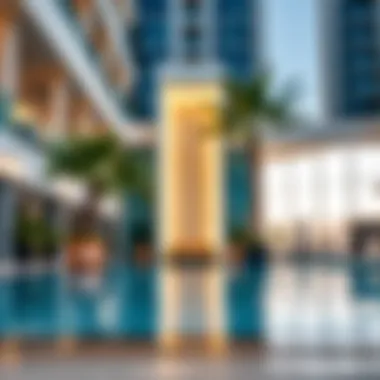 Luxurious Amenities at Centrepoint Apartments Luxurious amenities within Centrepoint Apartments pool area
