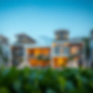 Panoramic View of Choithrams A panoramic view of Choithrams in Sobha Hartland showcasing its exterior design.