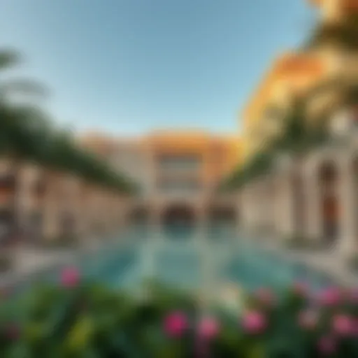 Stunning view of Como Residence Palm showcasing its architectural elegance