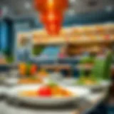 Diverse culinary offerings in Dubai Marina