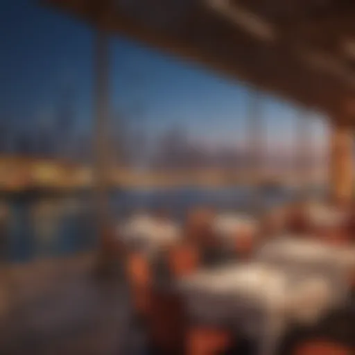 A stunning view of Dubai Creek Harbor showcasing its vibrant dining scene.