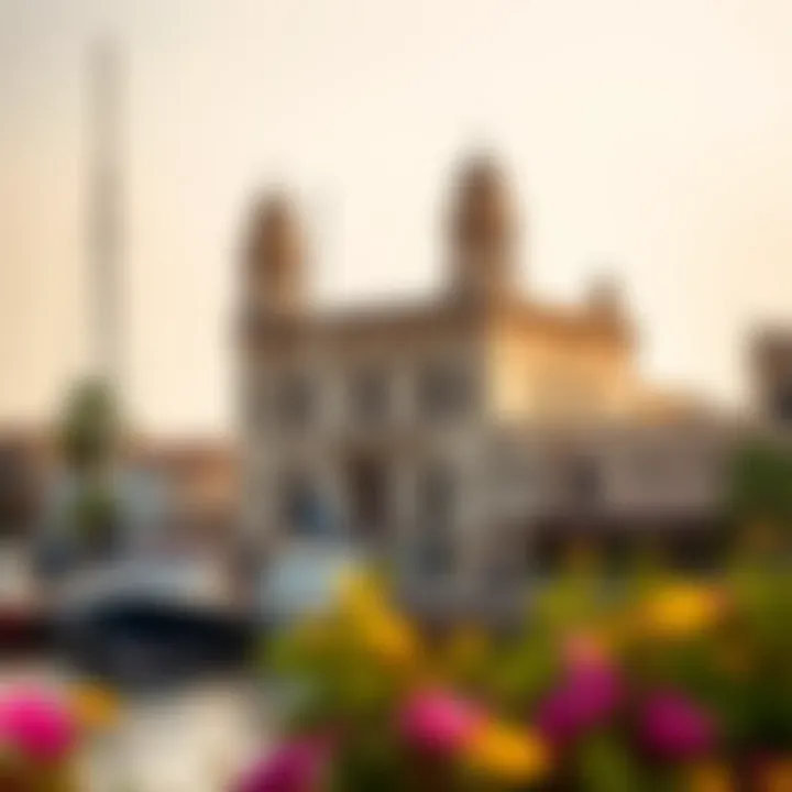 Historical Landmarks around Deira Creek Historic landmarks near Deira Creek illustrating the evolution of the area