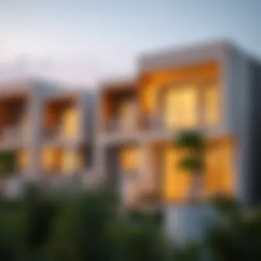 Modern Residential Properties Modern residential properties in Dubai Meadows.