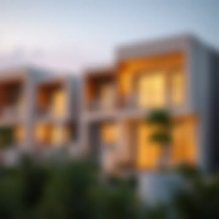 Modern Residential Properties Modern residential properties in Dubai Meadows.