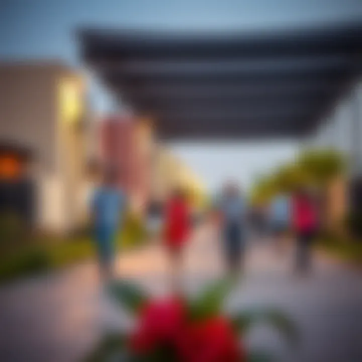 Vibrant Community Life Vibrant community life in Dubai Meadows.