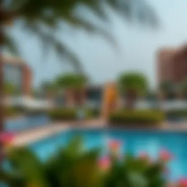 Luxurious Amenities in DubaiLand Luxurious amenities of DubaiLand Residence Complex including pools and parks