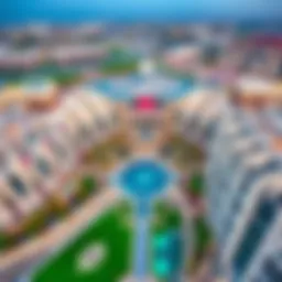 Aerial view of Equiti Gate Jebel Ali showcasing architectural design
