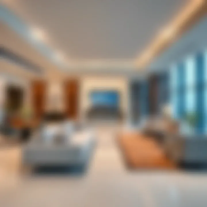 Luxury Amenities within Executive Towers Interior design showcasing luxury amenities in Executive Towers